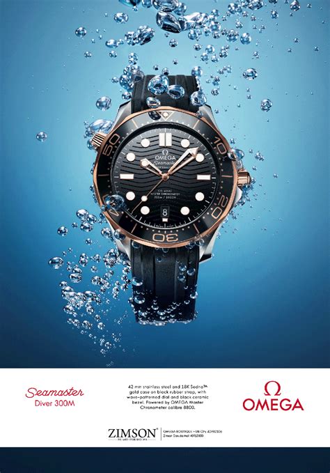 omega watch advertisement